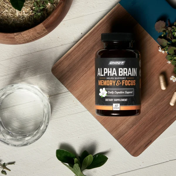 ONNIT Alpha BRAIN Premium Nootropic Brain Health Supplement, Memory and Focus Support, 60 Ct - Image 3